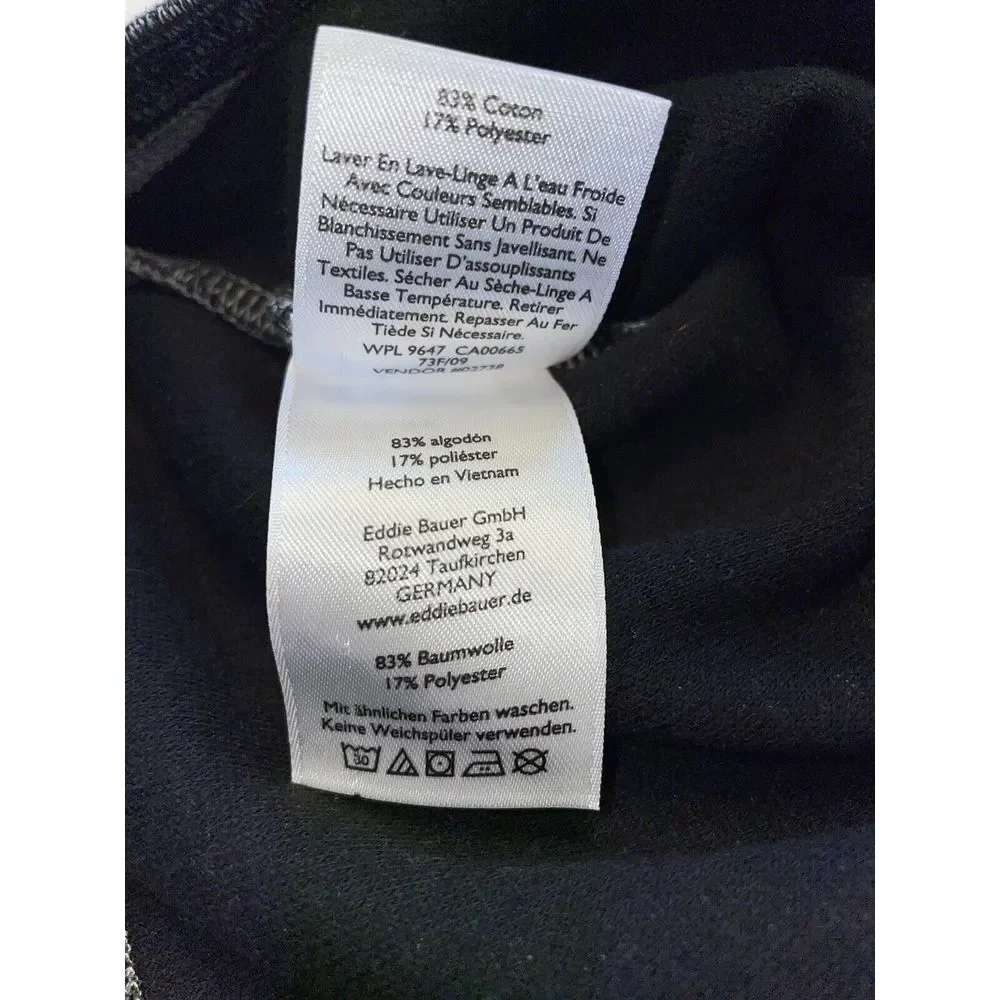 Eddie Bauer Sweater Pullover‎ 1/4 Zip Men's Size Medium Collared Light weight